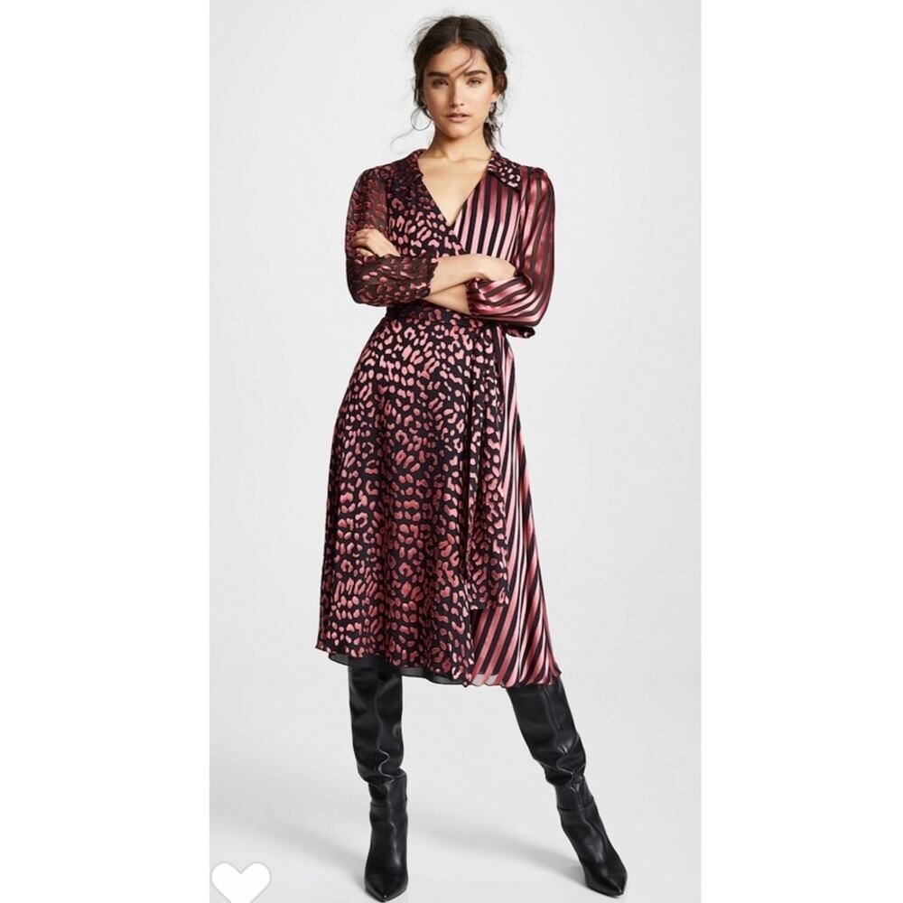 Alice + Olivia Abigale Wrap Dress.